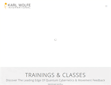 Tablet Screenshot of karlwolfe.com